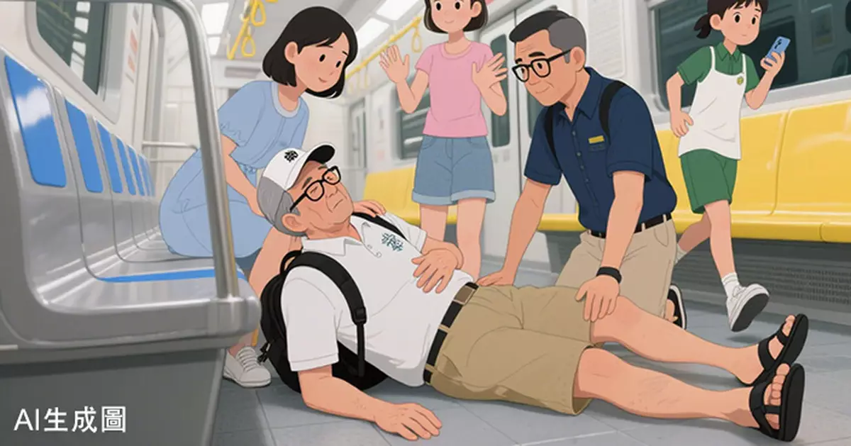 日本遊客港鐵內突暈倒乘客紛施援手 目擊者：好欣賞超級有愛嘅香港人