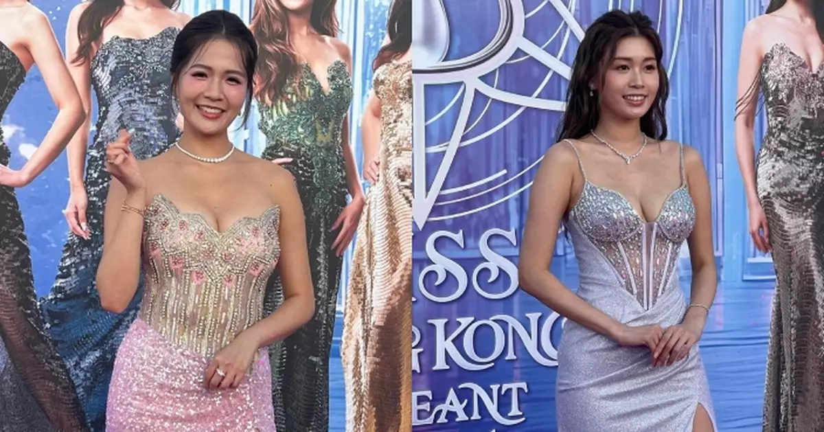 香港小姐2025｜直擊紅地氈盛況「女神」梁敏巧李芷晴低胸高衩上陣騷好身材