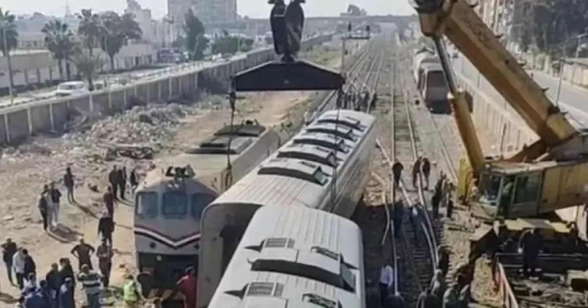 埃及西北部有列車出軌　車廂翻側3死54傷