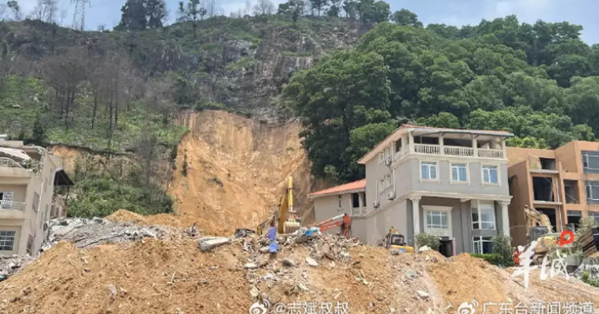 廣州白雲區山泥傾瀉 釀7死7傷