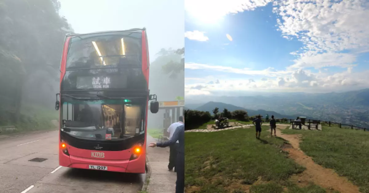 九巴51號線8.24起改用雙層巴士　載客量倍升應付大帽山人流