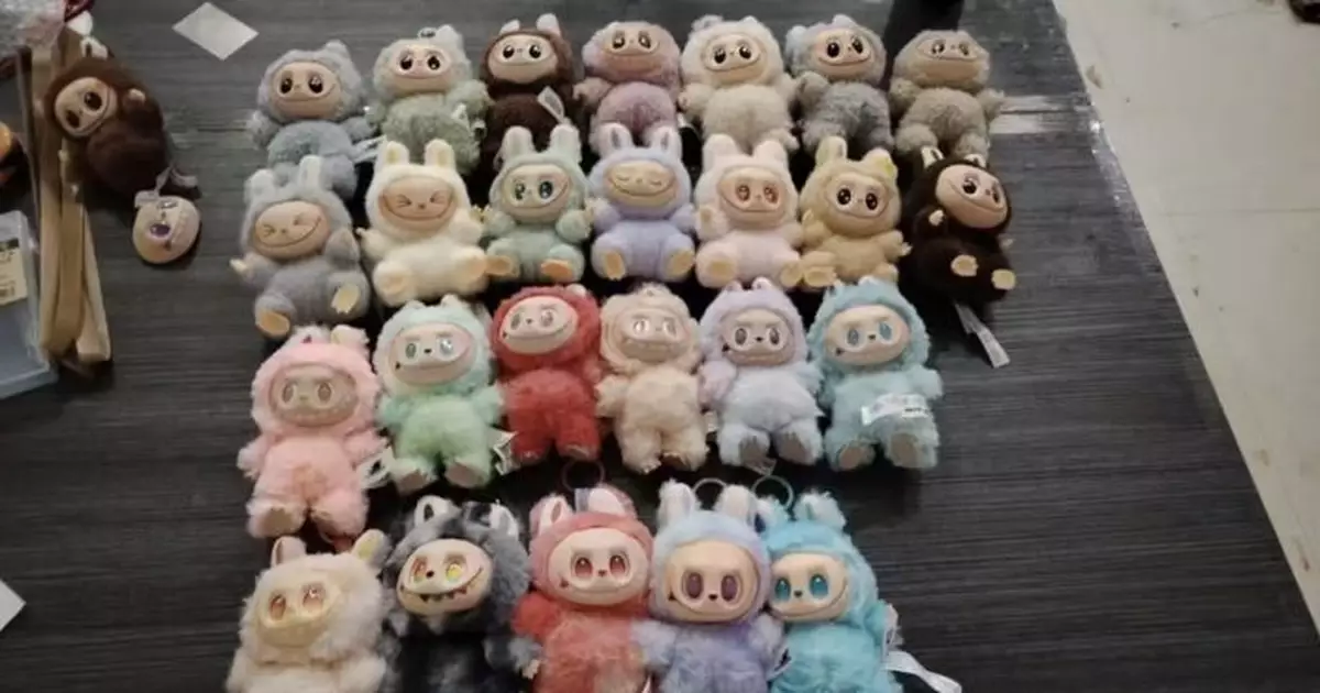 海關總署：重拳打假　今年攔截涉侵權LABUBU產品183萬件