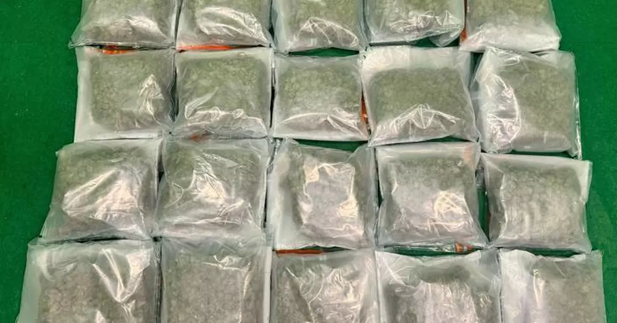 海關機場截查兩曼谷抵港旅客  寄艙行李檢值400萬大麻花