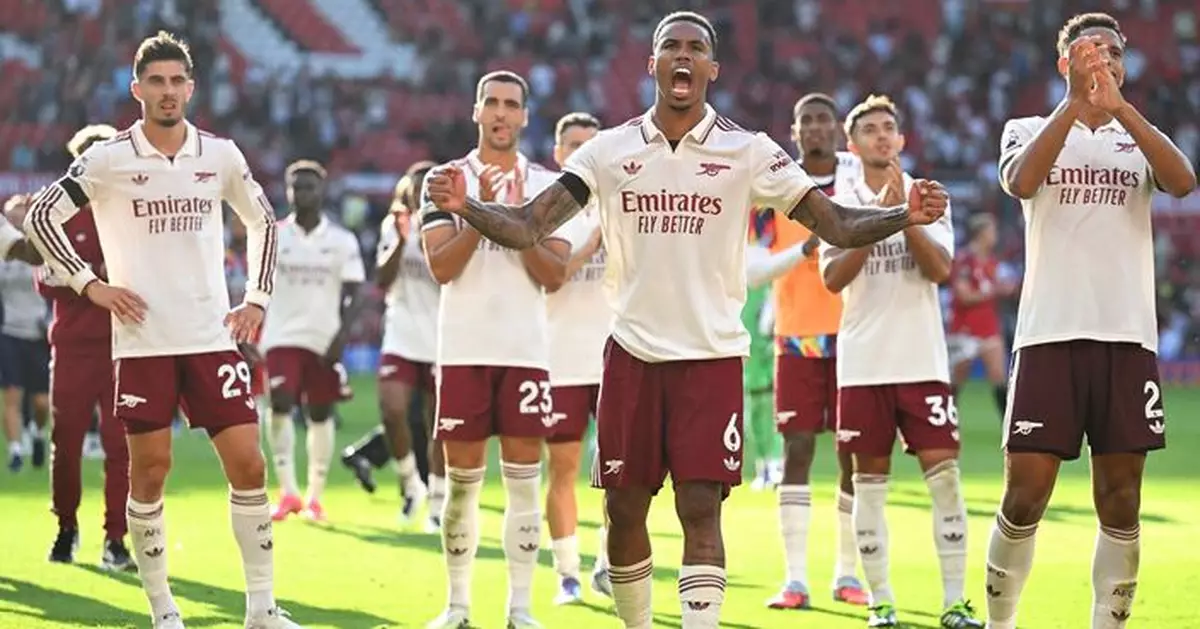 英超阿仙奴1:0曼聯　諾定咸森林3:1賓福特