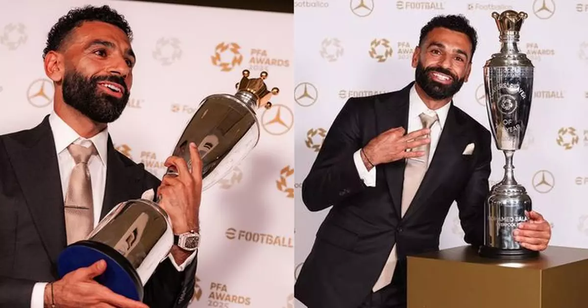 沙拿歷史性3奪英格蘭職業球員工會年度最佳球員