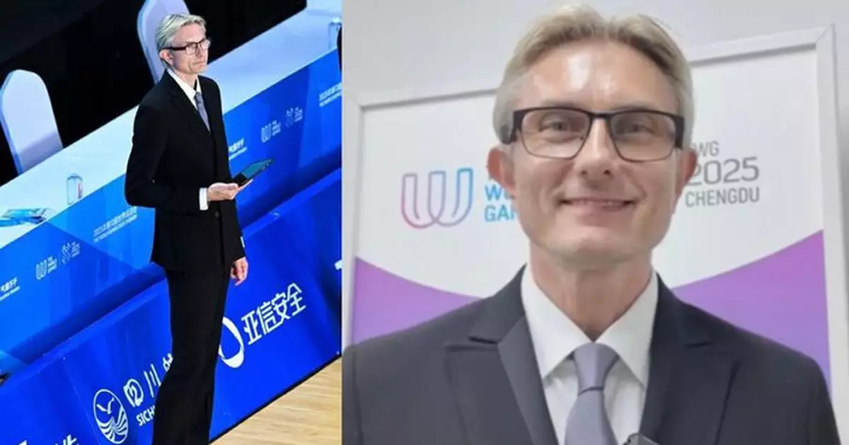 身高191cm氣質優雅如「雕塑」 世運會九頭身外籍裁判爆紅日漲20萬粉絲