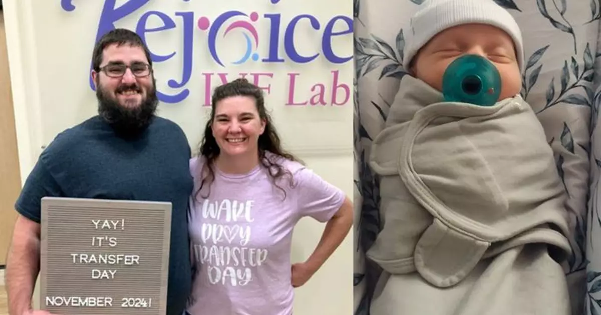 冷凍31年「全球最老嬰兒」出生了 同批胚胎姊姊已30歲