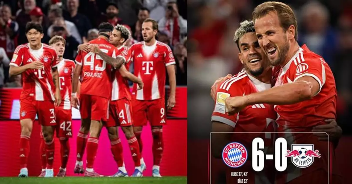 英超車路士5:1反勝韋斯咸　德甲拜仁6:0萊比錫