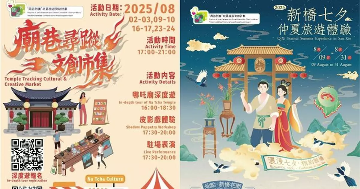 旅遊局8月份資助活動 啟動暑假社區深度遊