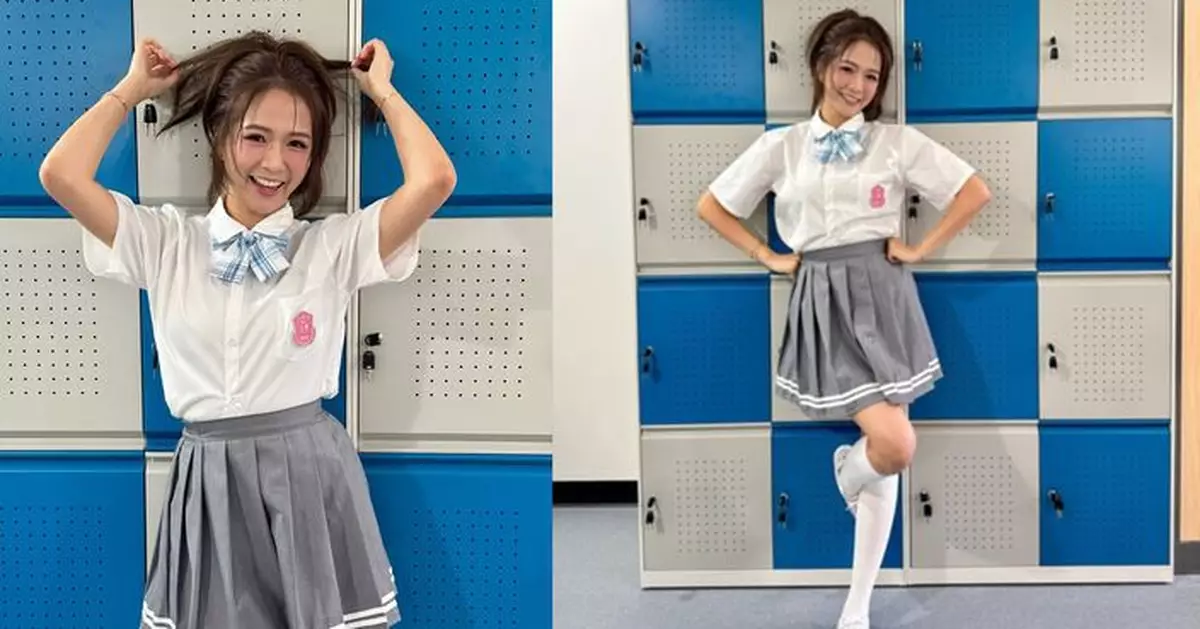 女神配對計劃｜梁敏巧馬尾校服造型 獲洗版式激讚