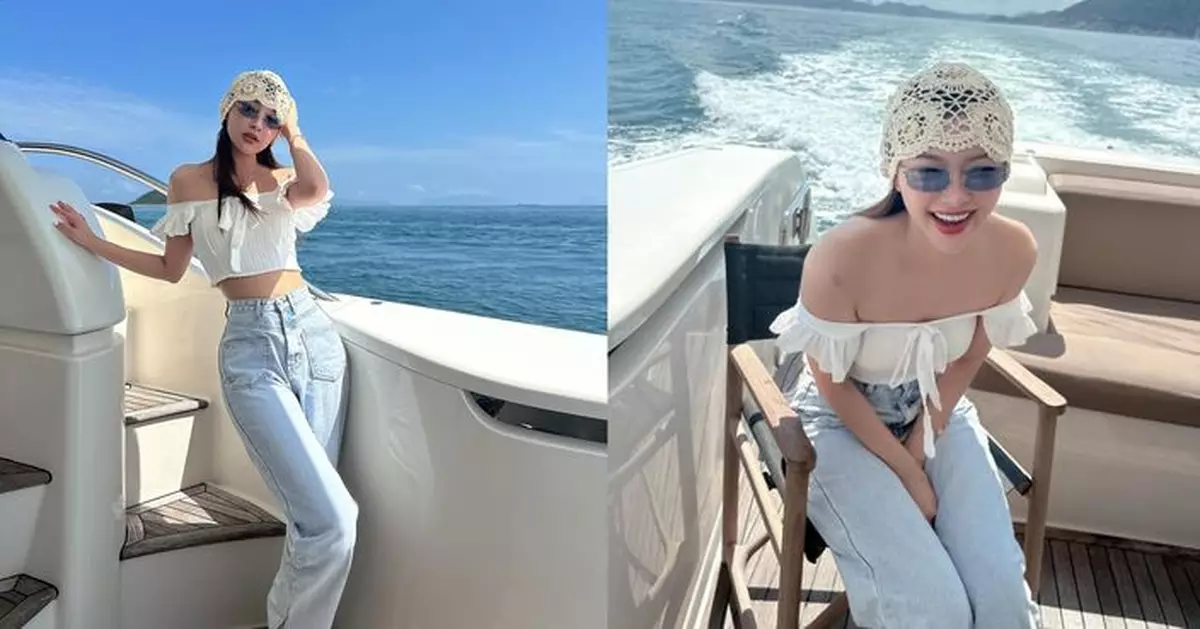 「魔鬼胸」蔚雨芯賀32歲生日 豪華遊艇晒纖腰