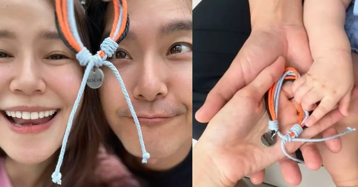 蕭正楠黃翠如代愛子行善 晒一家三口小手相 寄語蕭哈哈傳承分享精神