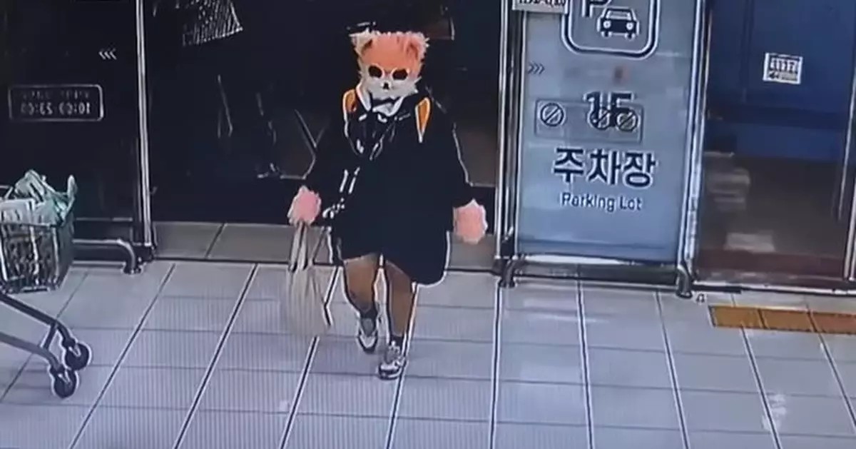 南韓貓面女持刀闖超市追人 被捕後喵喵回應 背後真相曝光