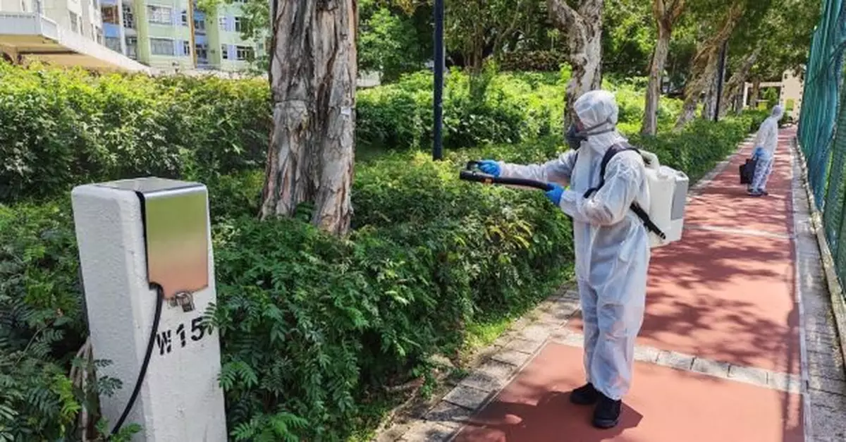 康文署於轄下公園運動場沙灘及遊樂場採取防控蚊患措施