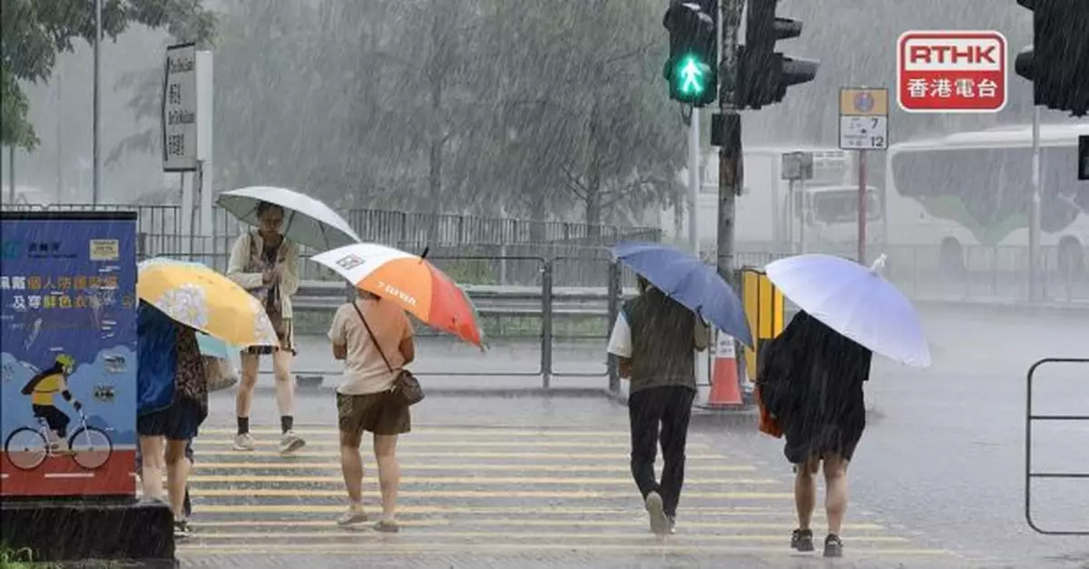 天文台已錄得355.7毫米雨量　打破八月份單日雨量最高紀錄