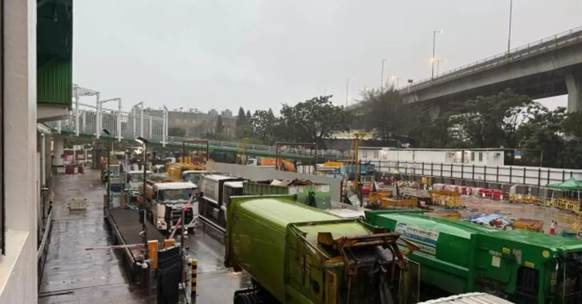 環保署稱惡劣天氣影響垃圾收集進度　延長5個廢物轉運站開放時間