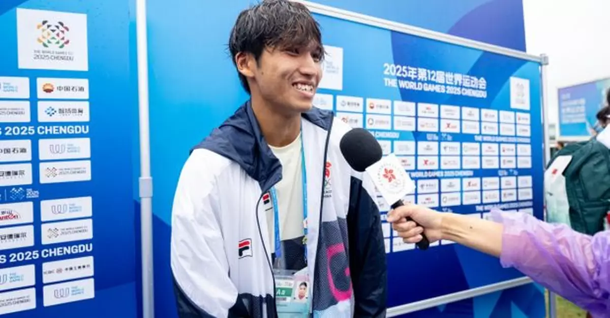 鄭俊軒首奪世運會獎牌　賽後稱心情激動惟仍有進步空間