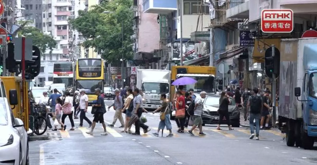 政府統計處：本年中香港人口臨時數字為752萬7500人