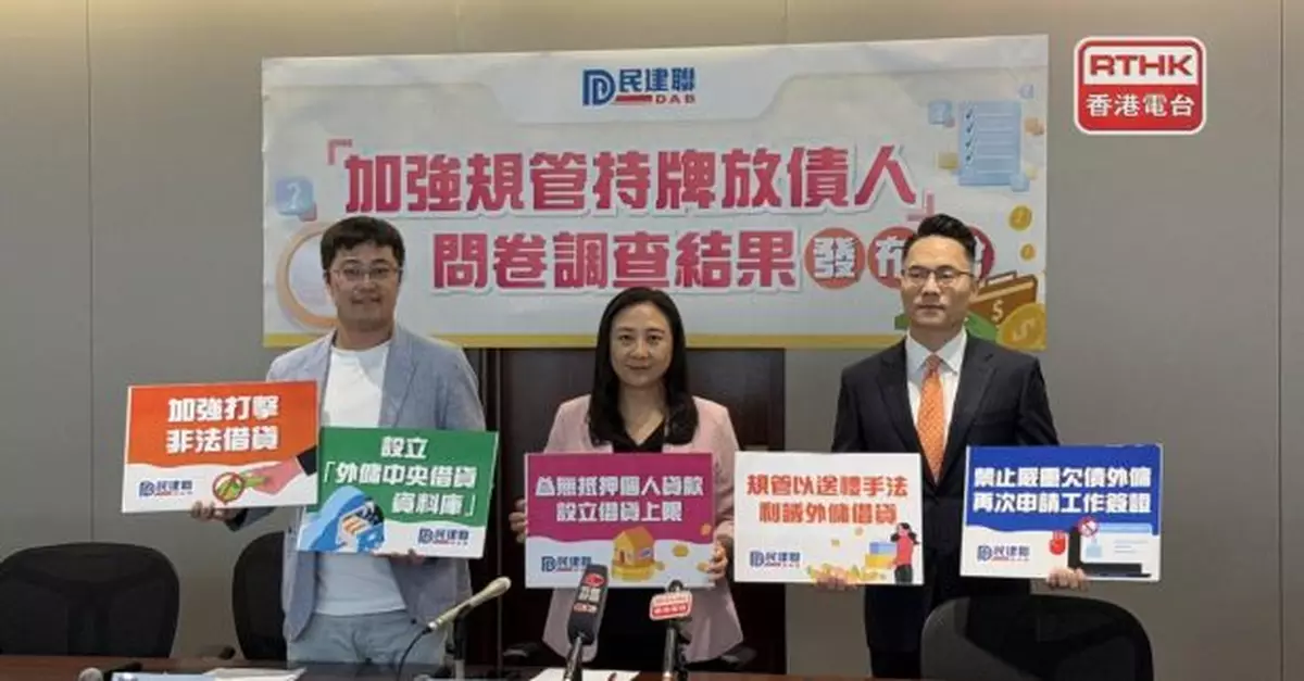 民建聯調查：近四成受訪者曾因外傭借貸而受追債滋擾