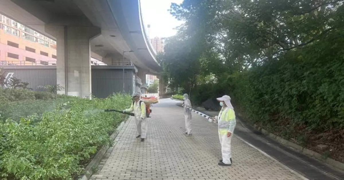 青衣北及屯門西誘蚊器指數較高 相關部門及持份者積極跟進控蚊
