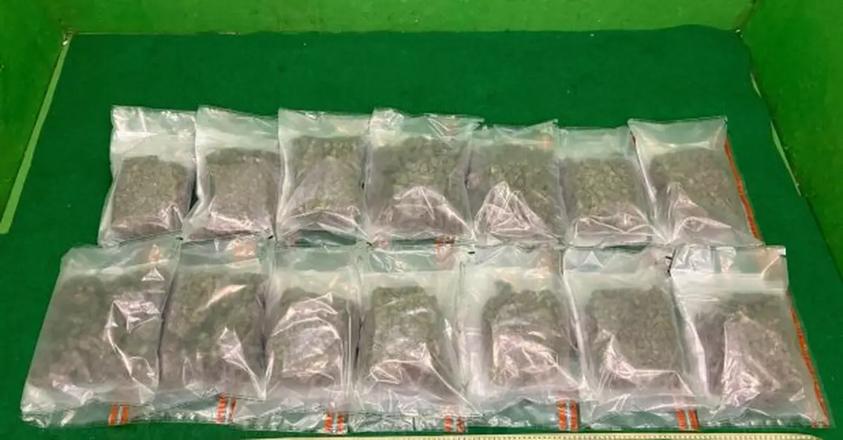 海關偵破兩宗入境旅客販毒案　檢獲約990萬元毒品