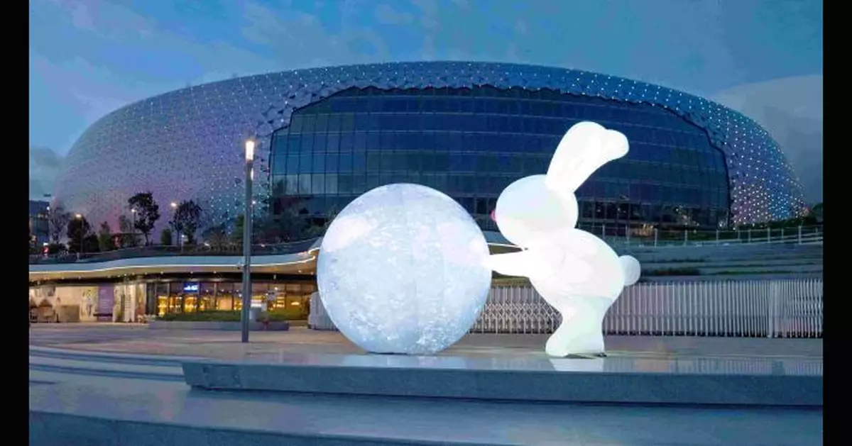 5米高發光玉兔現身啟德體育園 五大亮點歡度國慶中秋佳節
