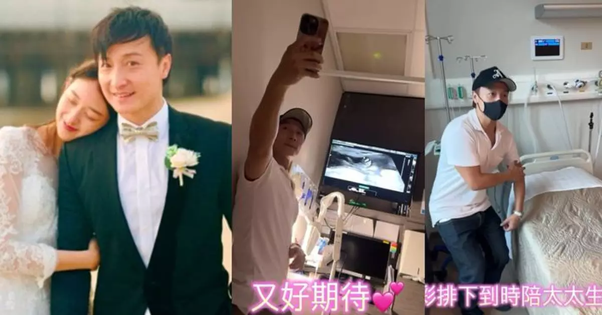 方力申陪愛妻產檢即場綵排生B過程 豪訂豪華山景靚房寵妻迎千金
