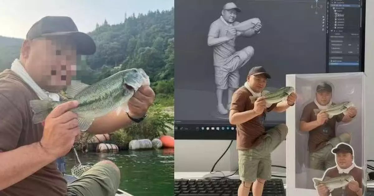 用AI修釣魚照翻車 日男下半身憑空長巨腿似「一柱擎天」惹爆笑