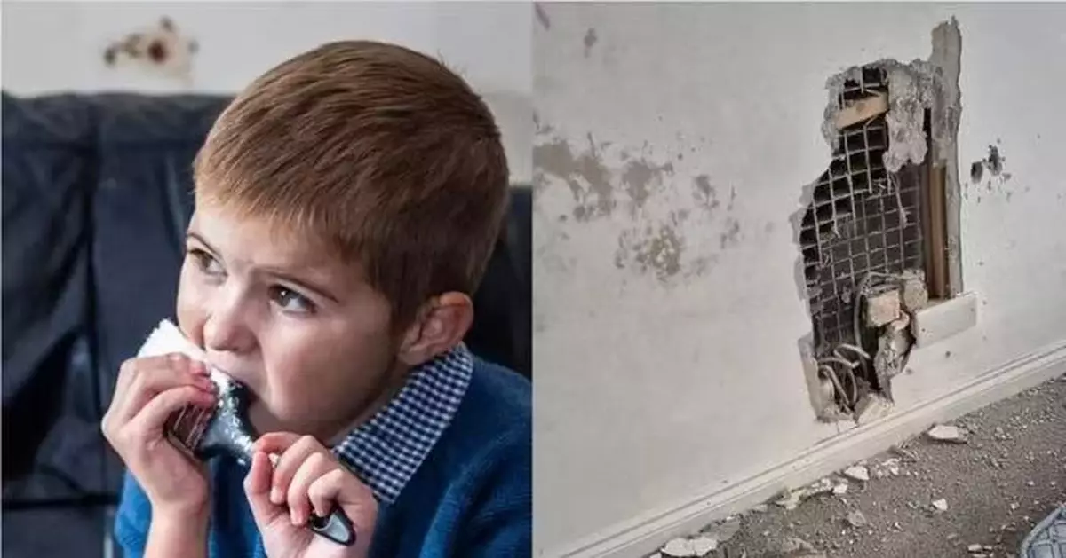 蘇格蘭6歲自閉男童狂啃牆咬電線吃糞確診異食癖 媽媽寸步難離感崩潰