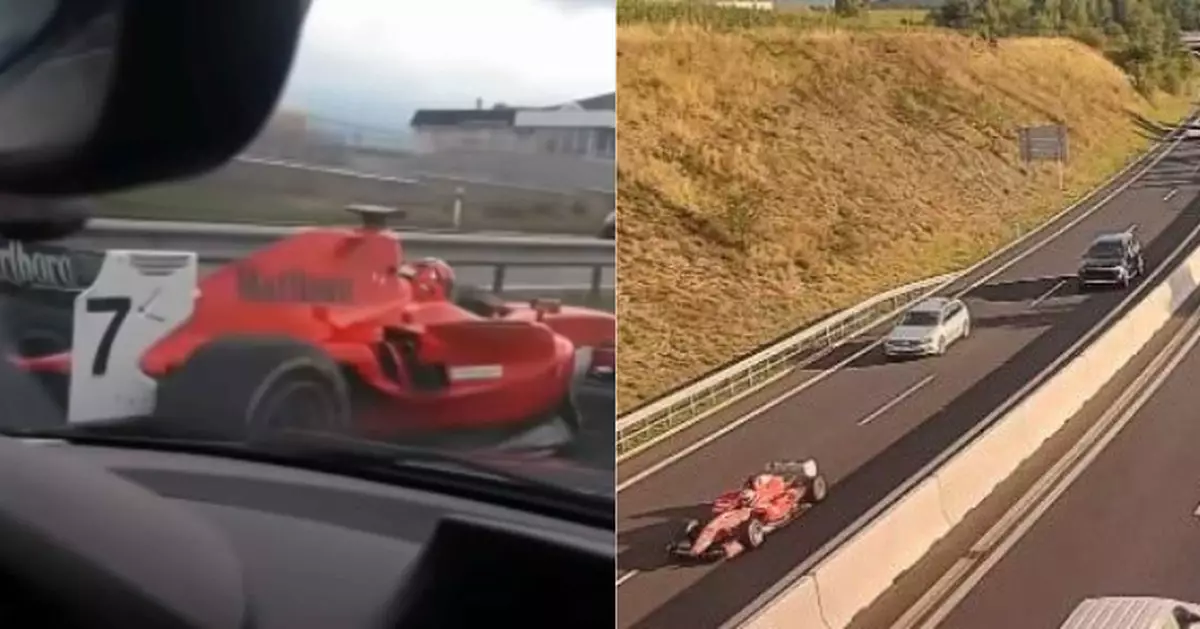 揸山寨法拉利F1賽車登高速近6年 捷克「幽靈賽車手」終落網被捕