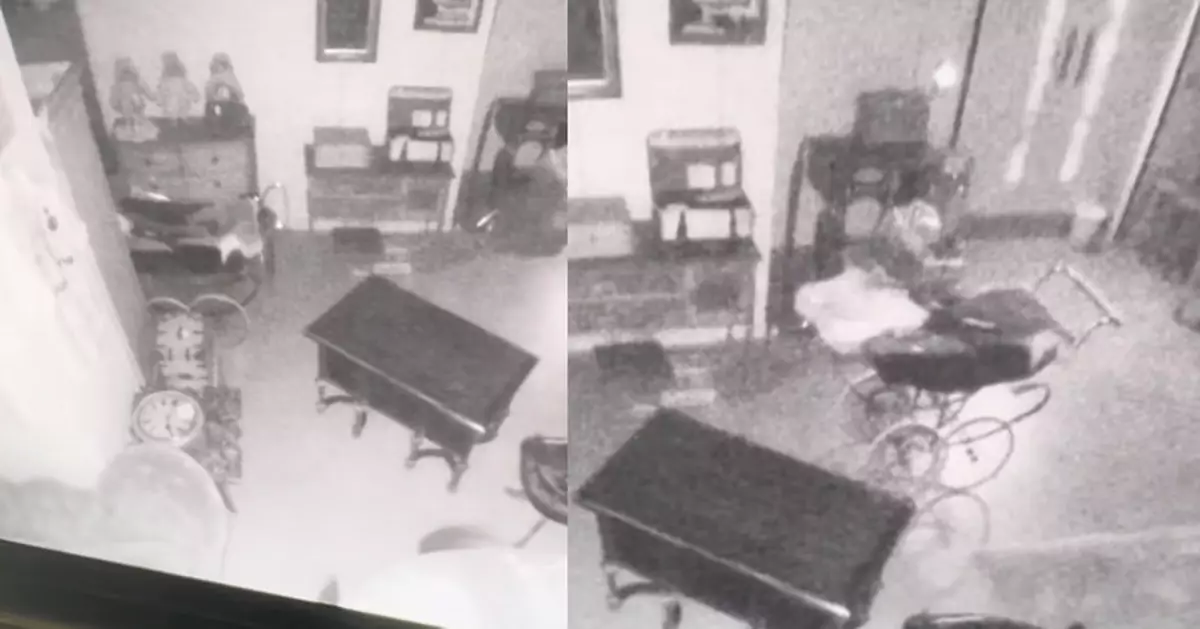 有片！英拍賣行上演靈異畫面 監控直擊古董嬰兒車凌晨自行移動10分鐘