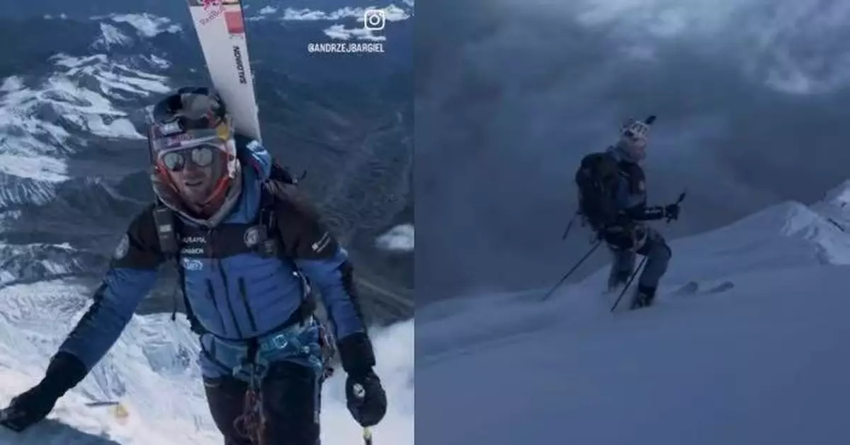 全球首位！波蘭登山家無氧登頂珠峰再滑雪下山歷16小時完成「不可能任務」