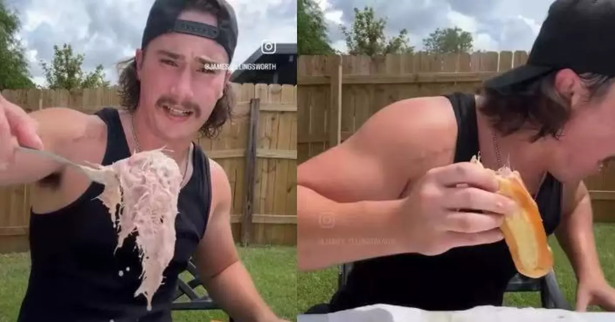 疑食變質「世界最臭食物」臭上加臭！美網紅食一啖即狂嘔 多次沖涼刷牙才去味