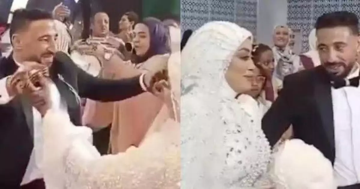 婚禮驚變喪禮！埃及新郎舞池狂歡突發心臟病倒斃新娘懷中