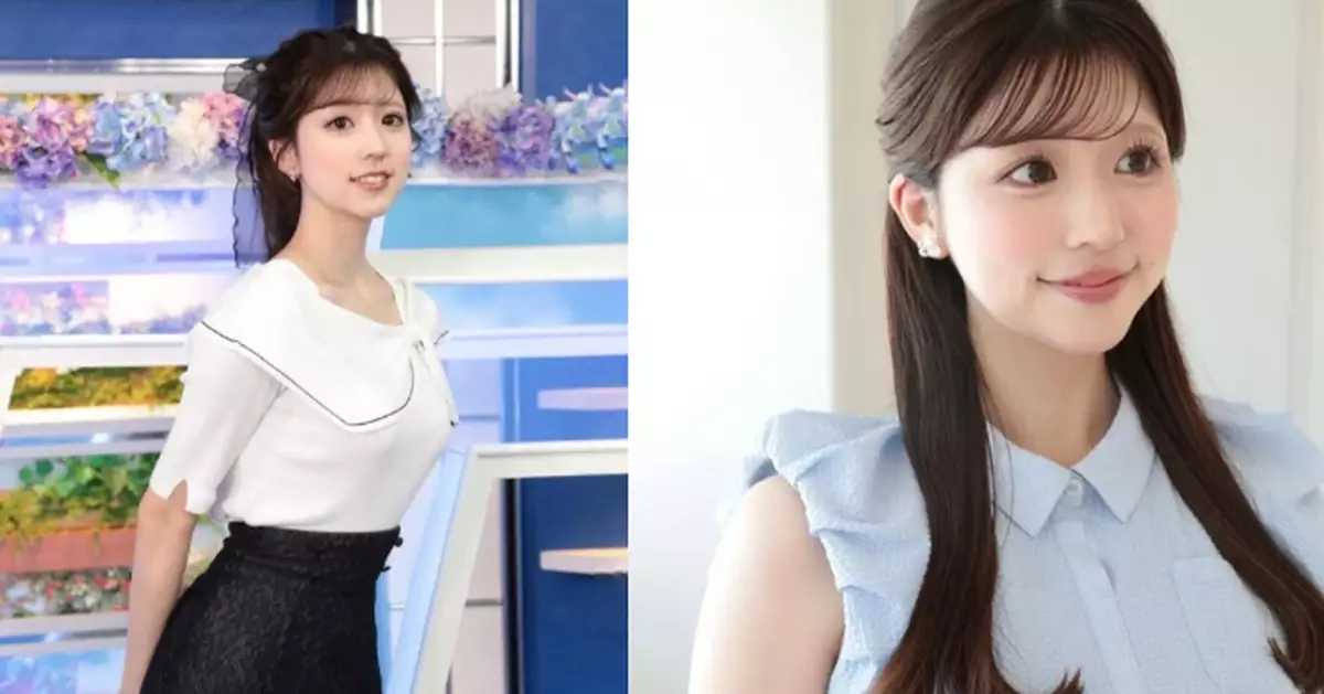 直播見煙火畫面超驚喜 日甜美氣象女主播做出呆萌反應一夜爆紅