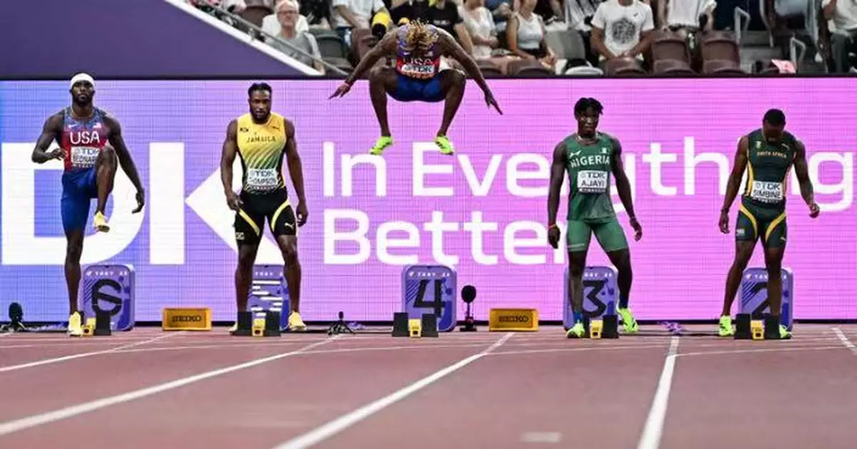 熱身彈高1.7米 美短跑名將東京田徑世錦賽金牌夢碎卻憑「彈簧腿」爆紅