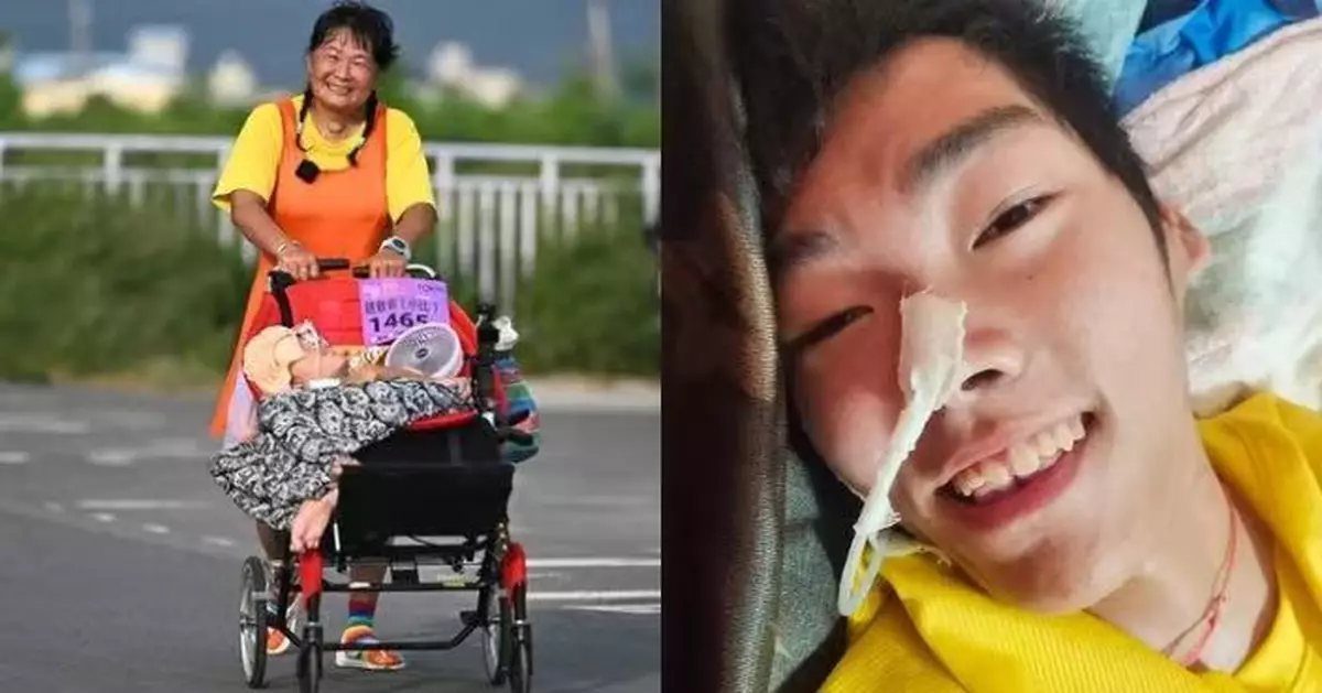 台慈母獨力扶養腦麻兒曾陪跑300場馬拉松 悲痛證實死訊：他去當天使了