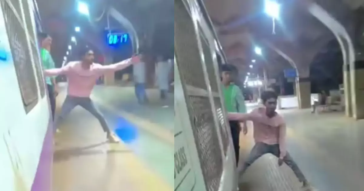為拍片鋌而走險！印度少年搭火車身體探車外伸手觸碰路人 危險行徑惹眾怒
