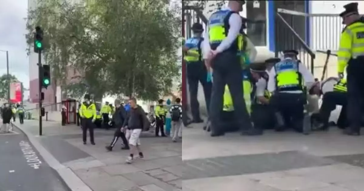 英少年蒙面「持槍」走入人群引騷動被捕 事後揭疑cosplay赴動漫展惹烏龍