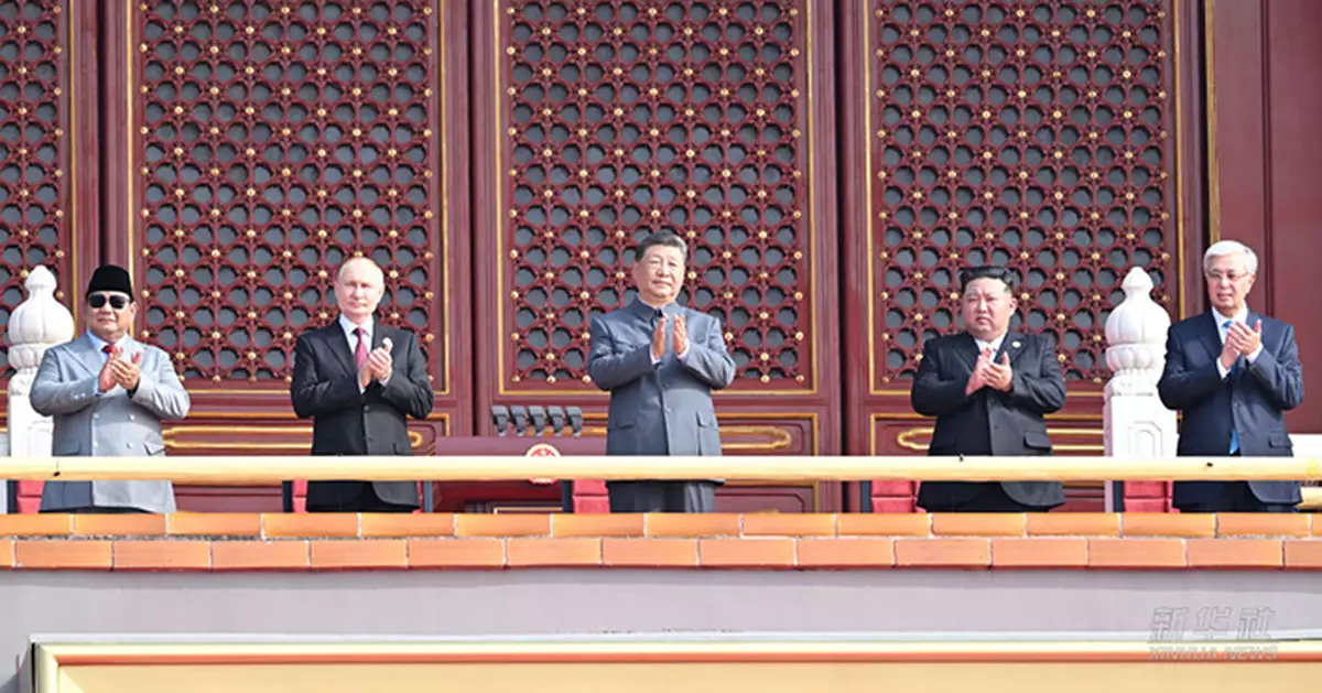 抗戰勝利80周年 |  中朝俄領導人首度同框現身天安門城樓