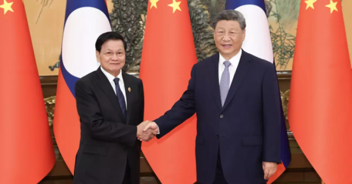 習近平晤老撾國家主席通倫等多國領導人