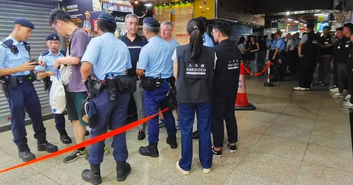 警方聯同入境處尖沙咀搜查多個罪惡黑點 拘捕兩人並發現一名通緝人士