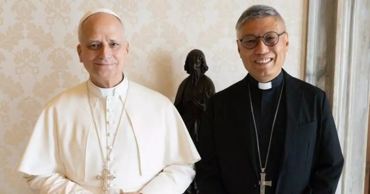 周守仁樞機梵蒂岡會晤教宗良十四世　深入分享內地及香港教會情況