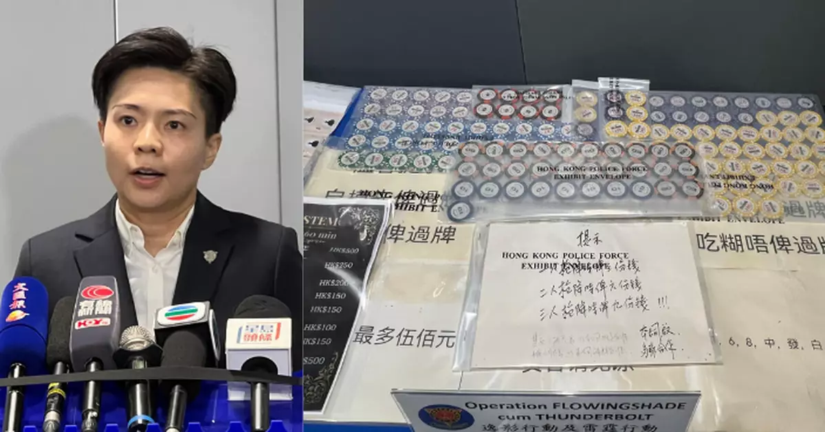 警「逸影」行動破7黃賭毒場所 拘74人包括外籍黑社會頭目