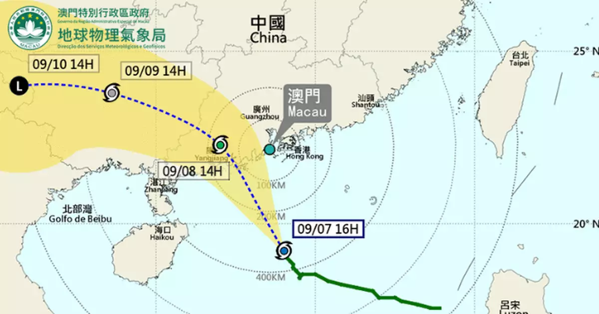 天氣｜澳門氣象局：考慮晚上8時至11時改發8號東北風球