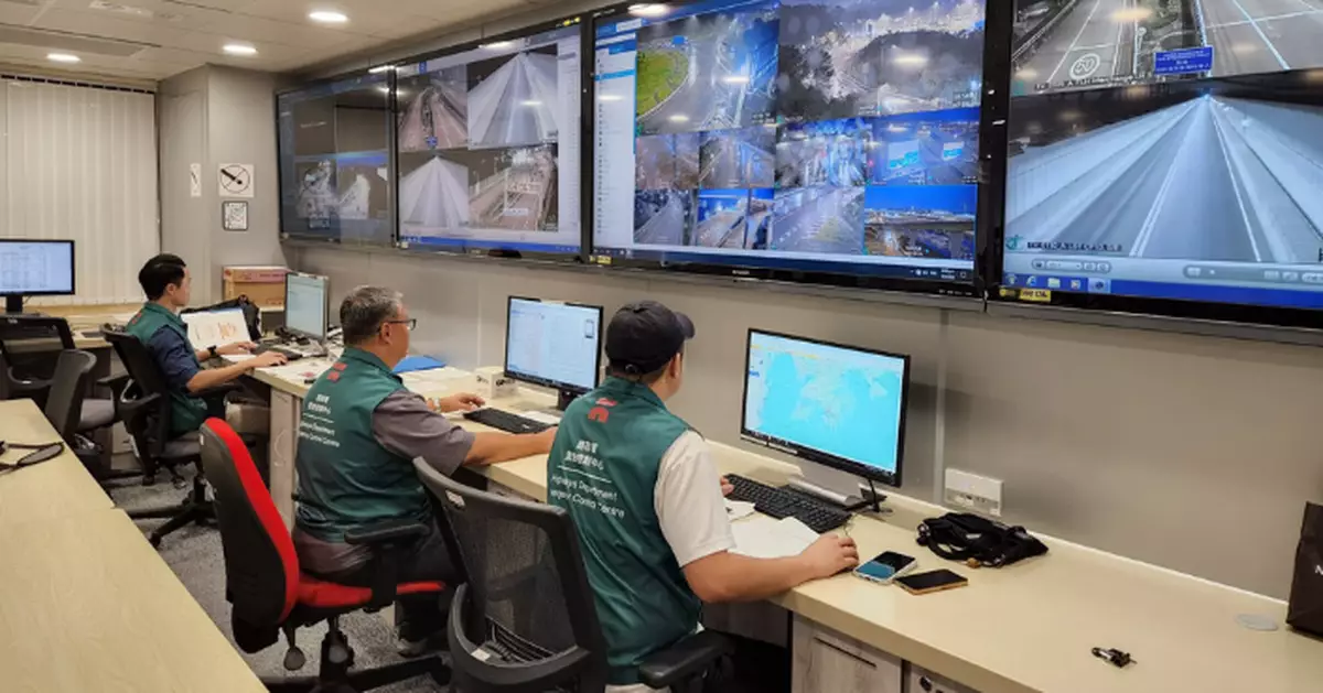 應對風暴來臨 路政署啟動緊急控制中心