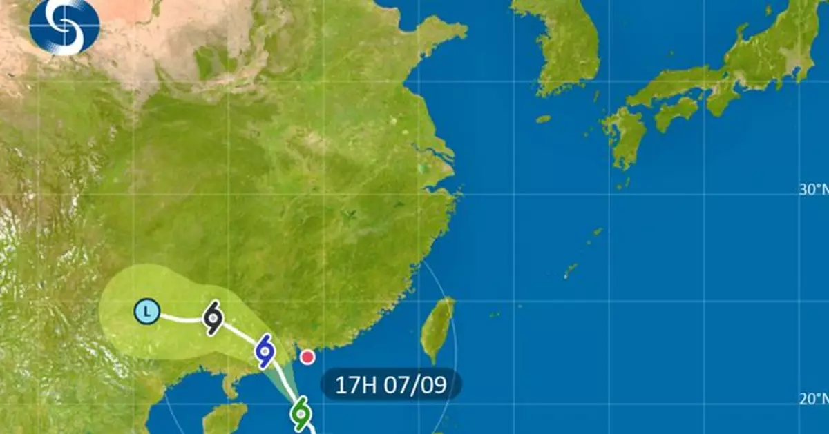 天氣 | 「塔巴」料進一步增強 周一早於香港西南面200公里內掠過