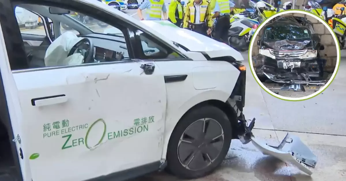 馬頭圍邨電動車撞倒女子後再撼7人車 一死5傷