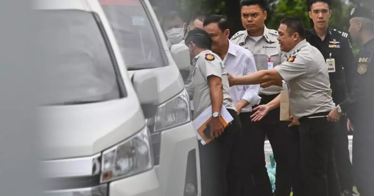 泰國前總理他信被裁定須重新服刑1年 判決後隨即被送往曼谷監獄服刑