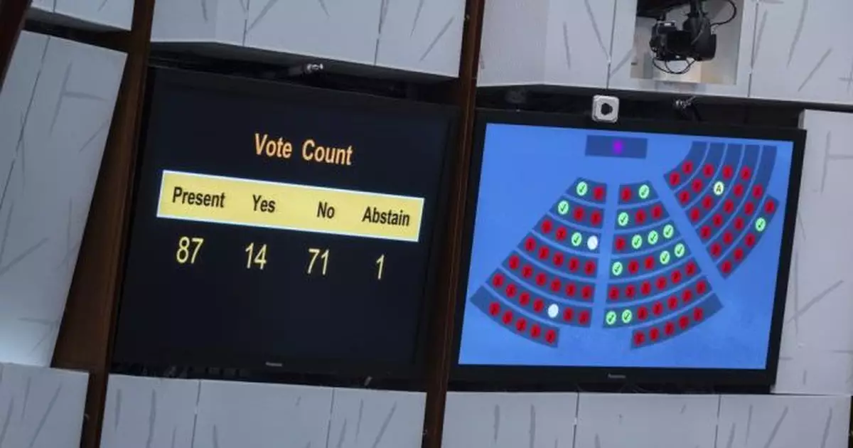 港澳辦指立法會表決為依法穩妥處理分歧   共護社會和諧穩定